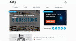 Desktop Screenshot of blog.adroll.com